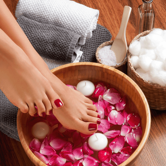 02.  Deluxe Spa Pedicure with Nail Polish